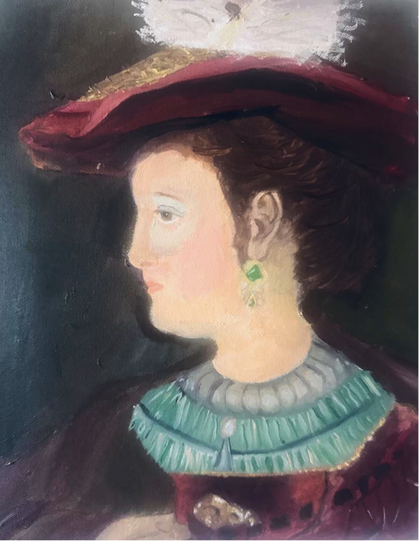 Art piece inspired by Rembrandt